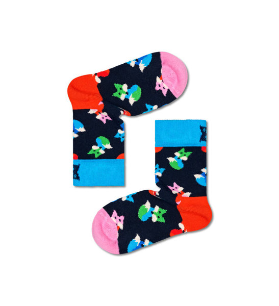 Skarpetki dziecięce Happy Socks Kids 2-Pack Fox & Flower P000108